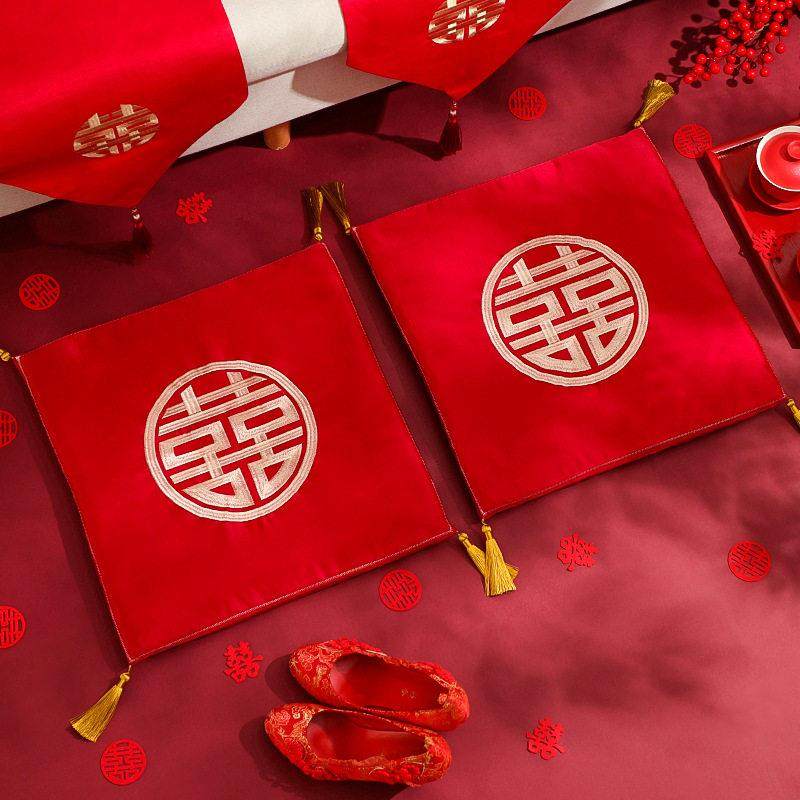 结婚跪垫婚礼新郎新娘改口敬茶喜垫婚庆新人磕头拜天地坐福垫一对,节庆用品/礼品,喜碗/敬茶杯,淘宝优惠券,粉丝福利购,淘宝优惠卷