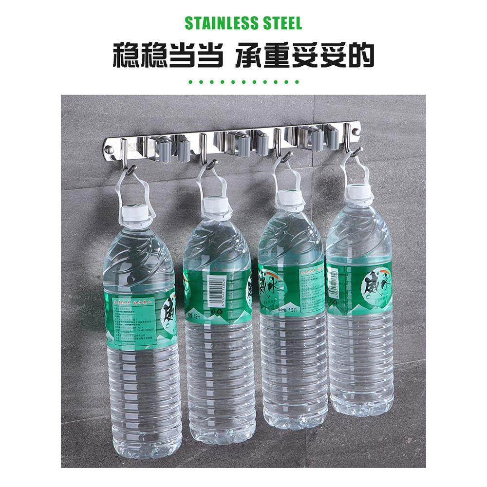 免打孔拖把架挂钩强力承重墙壁粘胶卫生间壁挂粘钩收纳厕所置物夹,收纳整理,挂钩/粘钩,淘宝优惠券,粉丝福利购,淘宝优惠卷