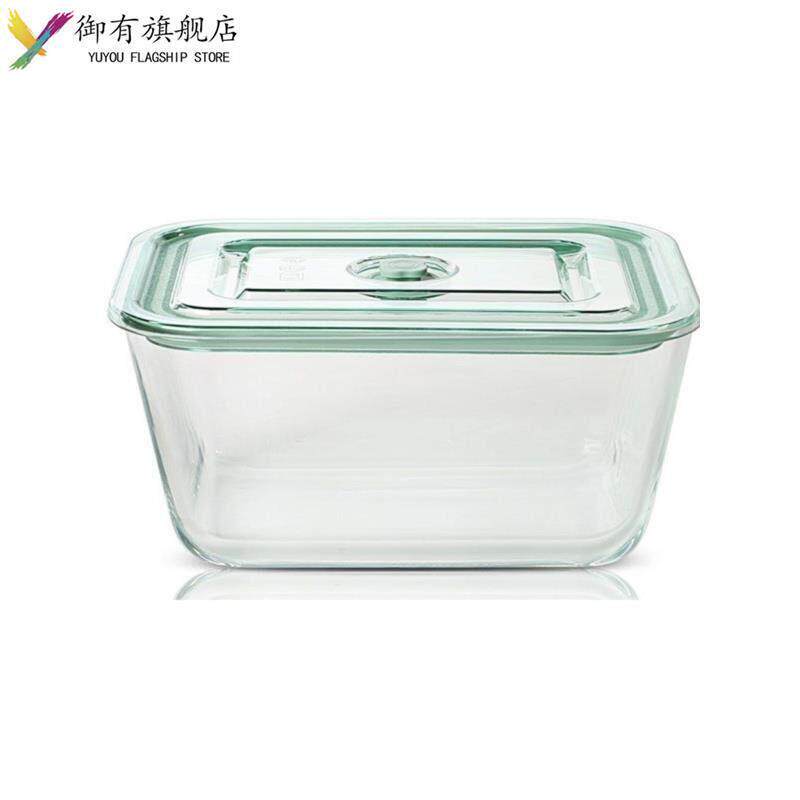 海参泡发专用容器玻璃保鲜盒大容量冰箱鱼花胶食物带盖子子密封收