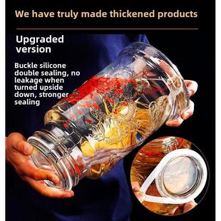 加厚泡酒玻璃瓶带龙头高档密封酒罐10斤家用人参泡酒专用酒瓶30斤