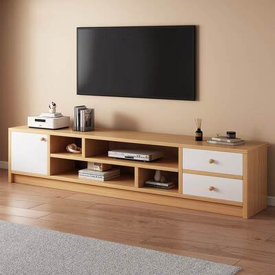 电视柜客厅家用2025新款小户型落地收纳储物一体卧室简易电视机柜