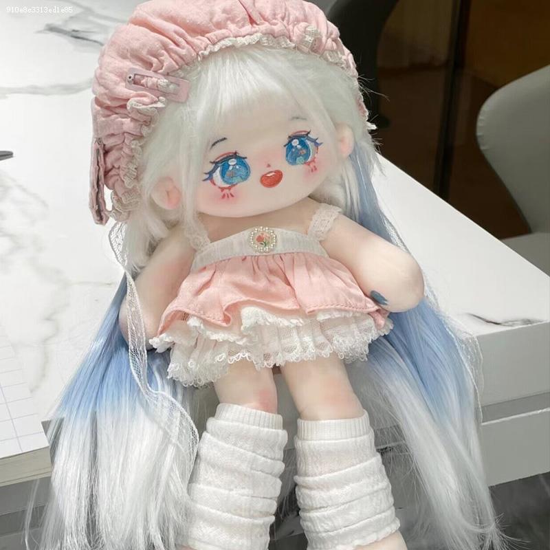 棉花娃娃长腿30cm换装裸娃萌女娃换装娃特体娃衣生日礼物哄睡抱枕