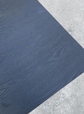 碳化实木板白蜡木桌板榆木松木原木黑色桌面板吧台侘寂风茶桌定制