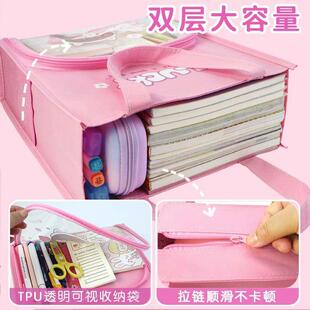 新款放钢琴谱书A4手提袋子美术工具袋补习课包防水男女小学生儿童