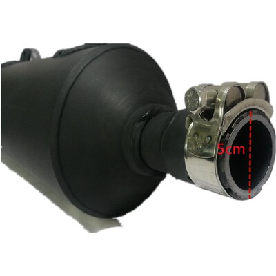 阿普利亚越野摩托车DmRD125/APR150-3消声器排气管烟筒后段排烟管