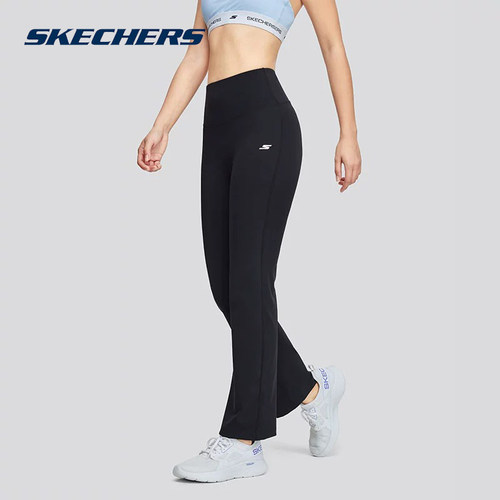 斯凯奇女子长裤修身针织弹力