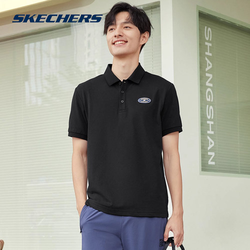 斯凯奇男装夏季新款短袖POLO衫