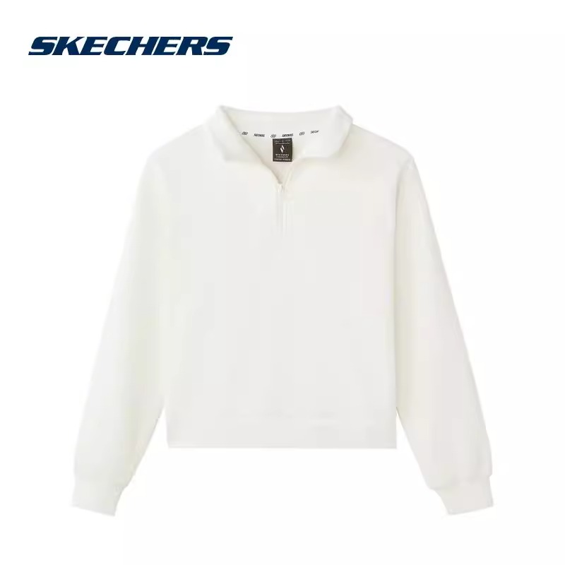 斯凯奇女子空气层针织套头休闲服