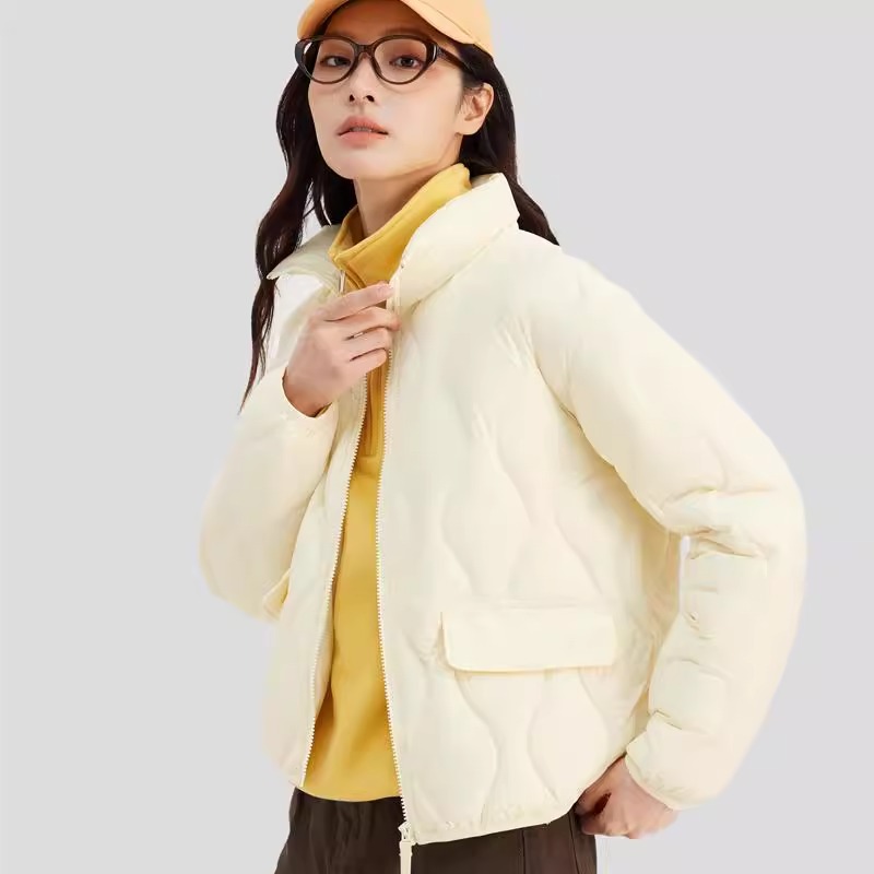 Skechers保暖休闲立领女士羽绒服