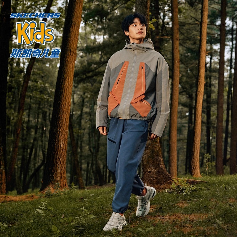 斯凯奇裤子户外休闲裤男加绒长裤