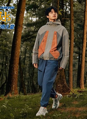 Skechers斯凯奇裤子户外休闲裤秋冬款男加绒防水长裤P423M149