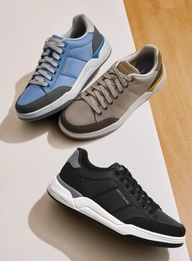 Skechers斯凯奇新款男轻便舒适休闲板鞋抓地耐磨时尚运动鞋211100