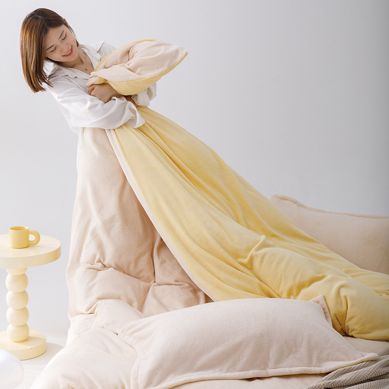 牛奶绒被套单件150x200x230加厚冬季法兰绒珊瑚绒被罩单人保暖,床上用品,被套,淘宝优惠券,粉丝福利购,淘宝优惠卷