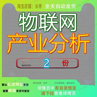 武汉地区物联网产业投资分析报告 物联网行业分析报告模板素材