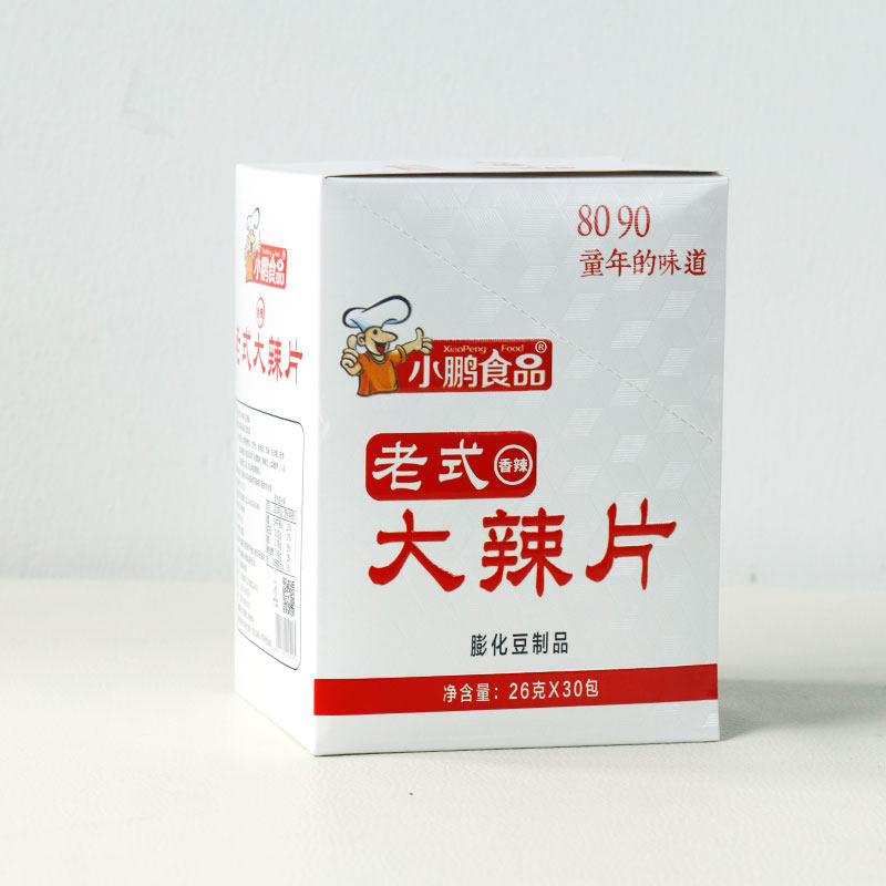 小鹏老式大辣片经典童年手撕辣皮薄款豆皮学生宿舍怀旧辣条小吃
