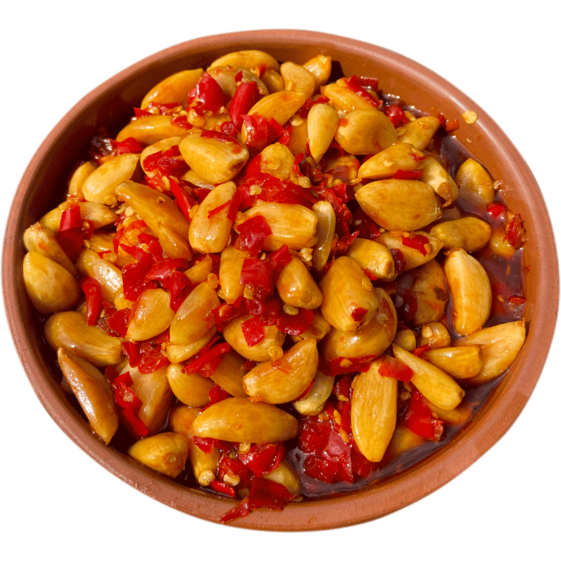 小青坛剁椒蒜心米香辣开胃下饭菜