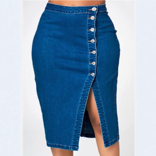 Ladies Denim Skirts Women Dresses Big Size Jeans short Skirt