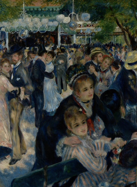 《煎饼磨坊的舞会》雷诺阿超高清作品大图素材200.3M