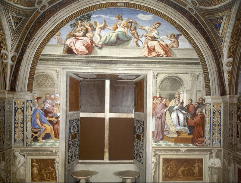 《三德像》拉斐尔超高清大图素材文艺复兴作品