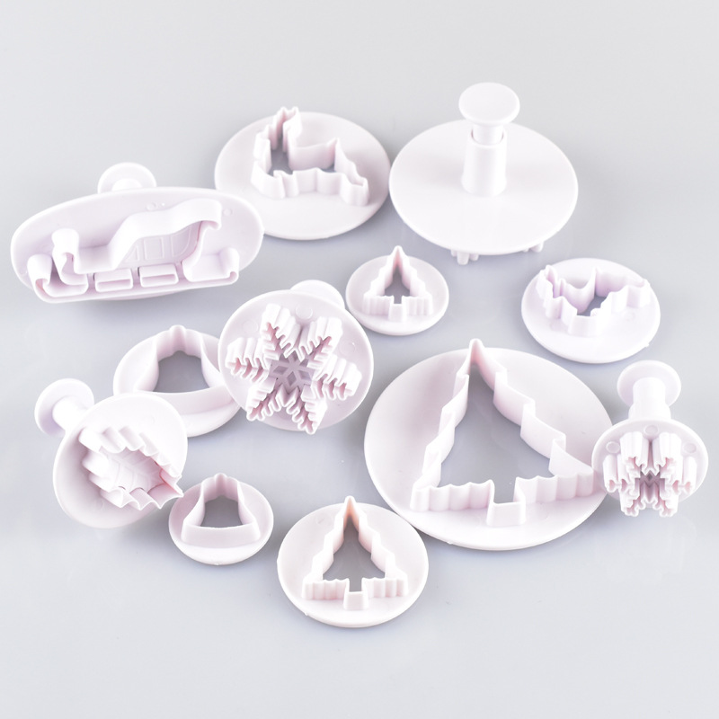 diy烘培用具品质款9款22件圣诞饼干烘焙工具套装 装饰创意磨具