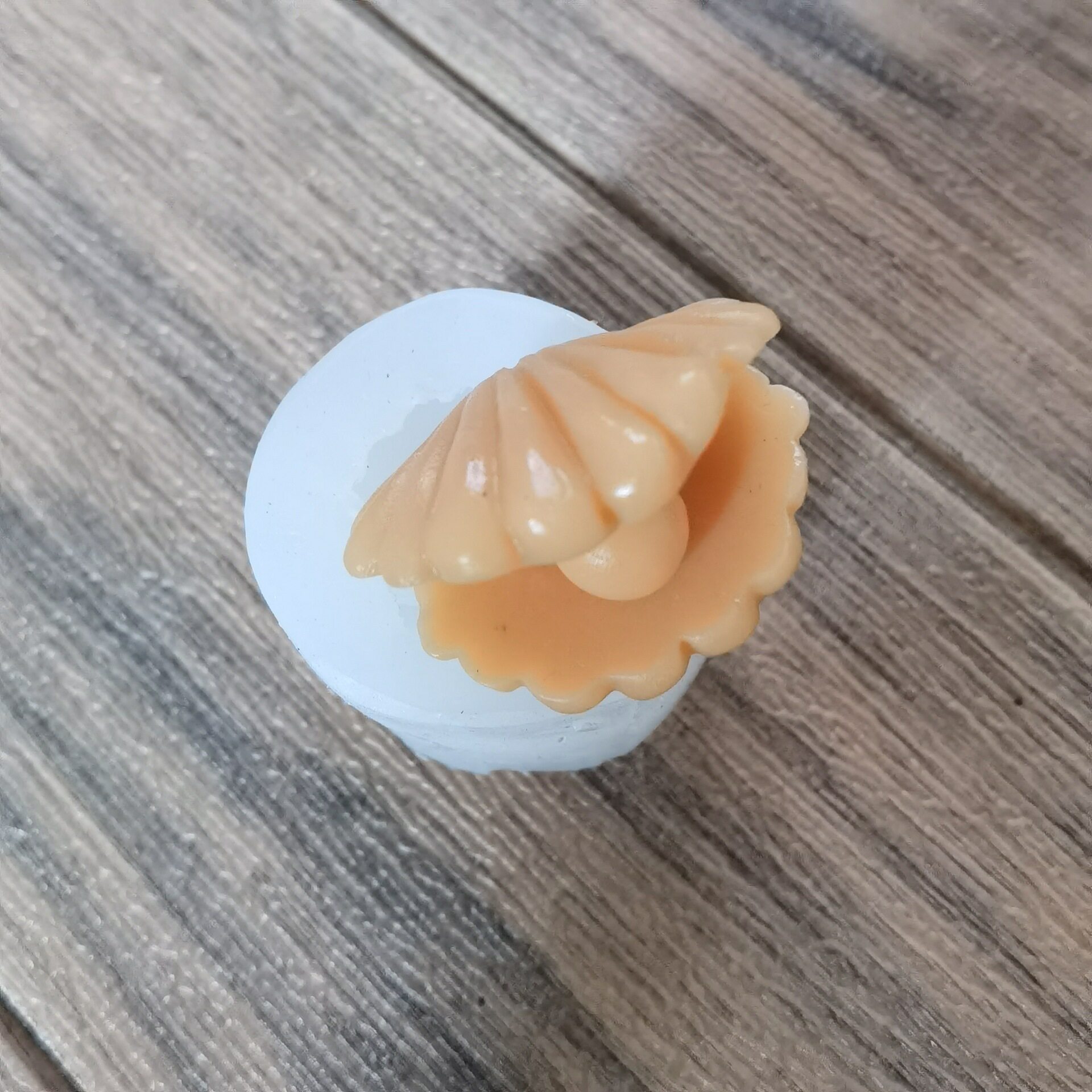 小号珍珠贝壳3D立体蜡烛制作模具 巧克力慕斯硅胶模具