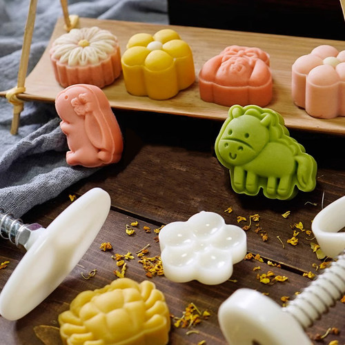 新款中秋迷你月饼模具25g