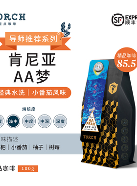 Torch炬点咖啡导师推荐肯尼亚经典水洗 AA梦 精品手冲咖啡豆