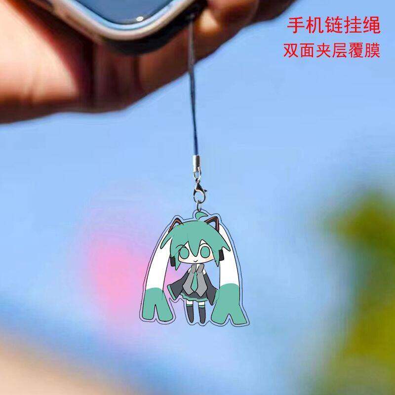 初音未来重音teto周边手机链挂绳学生书包小配饰品挂件送朋友礼物图片