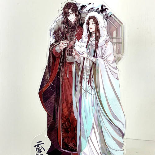 天官赐福周边谢怜花城庭间新雪系列亚克力立牌摆件桌面装饰礼物