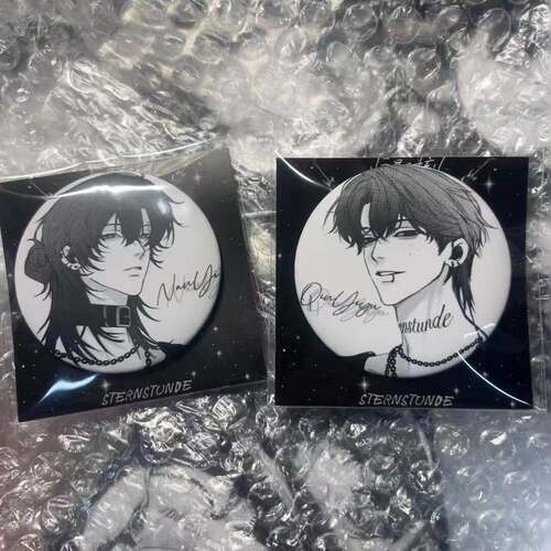 恒星时刻动漫周边二次元谷子 自制无料周边吧唧徽章痛包装饰