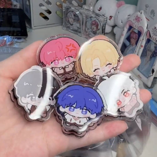 plave周边斑比都银虎韩诺亚南艺俊亚克力双面pp夹学生收藏礼物摆