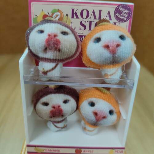 精致ins风可爱水果猫猫挂件3cm小鼻嘎猫猫成品