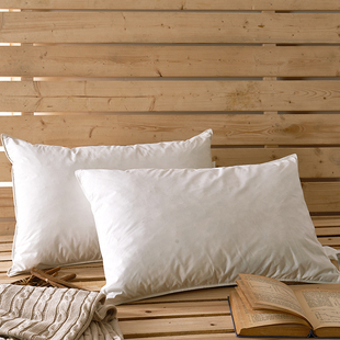 亲肤柔软纯色高中低枕芯护颈椎单人枕头内胆48X74男女通用单支装