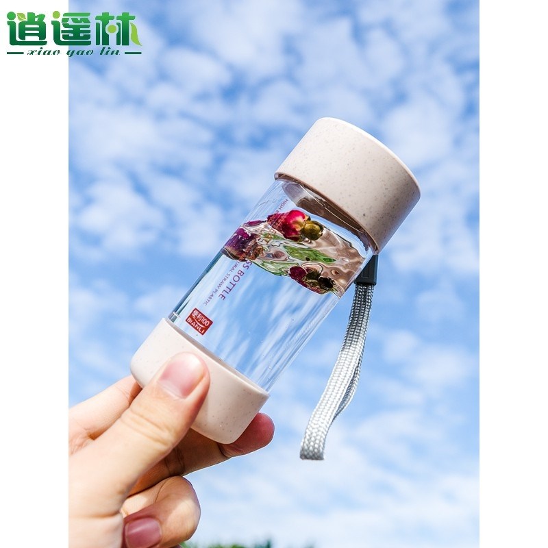 小巧玻璃杯便携水壶迷你小容量水杯女生100水瓶超迷口袋杯子200ml