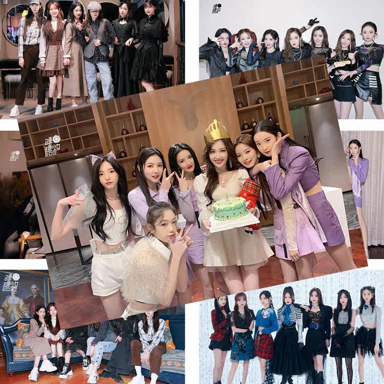 硬糖少女303海报希林娜依高赵粤王艺瑾周边宿舍墙贴高清壁纸墙纸