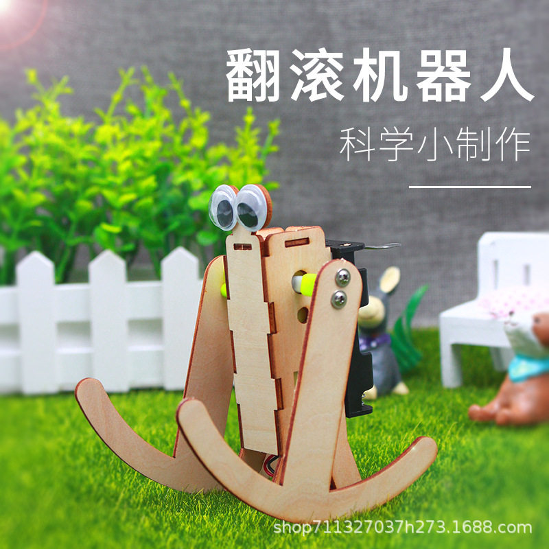 翻转机器人科学小手工科教玩具儿童小学生实验制作diy材料包拼装,玩具/童车/益智/积木/模型,科学实验,淘宝优惠券,粉丝福利购,淘宝优惠卷