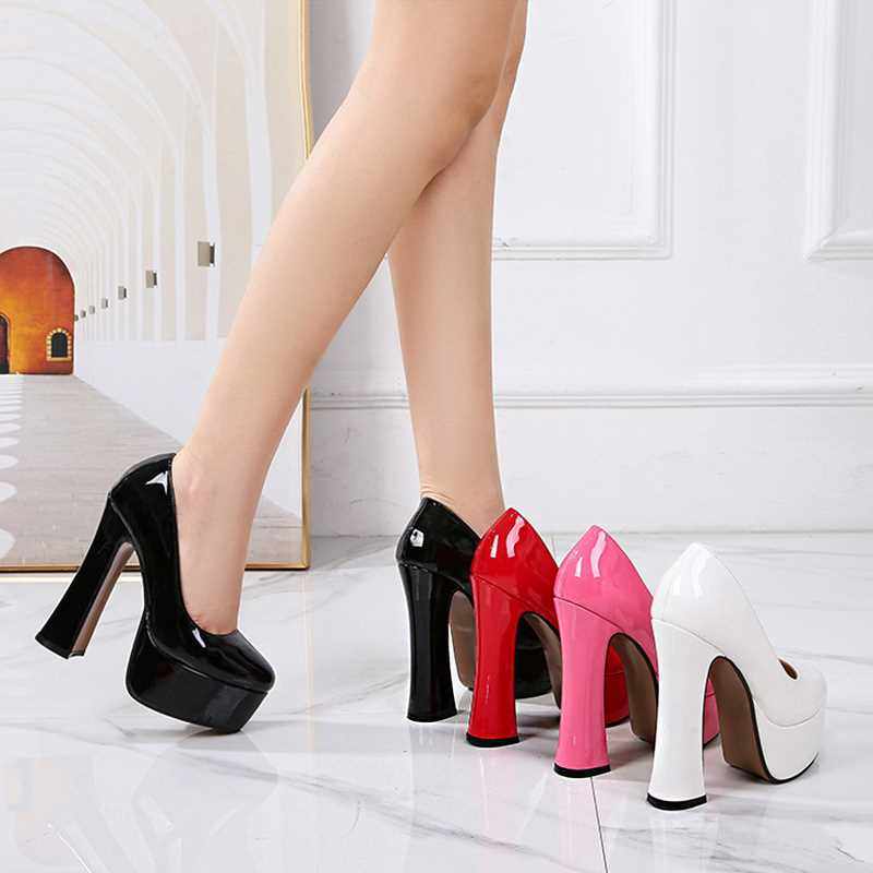 2022 NEW MODEL CATWALK SHOW 14CM HIGH HEELS WOMENS BANQUET