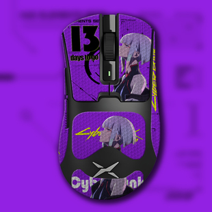 诗图鲨防滑贴适用多彩M900 ultra系列防滑吸汗黑白印赛博朋克 PRO