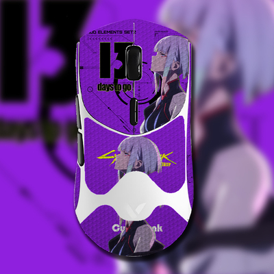 诗图鲨适用雷柏VT7鼠标贴吸汗防滑贴vt7max耐磨可移胶进口德莎胶