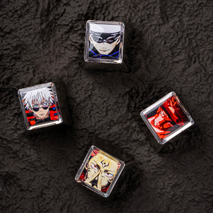 键帽单个机械键盘个性金属二次元咒术回战夜魔改装wooting原厂87