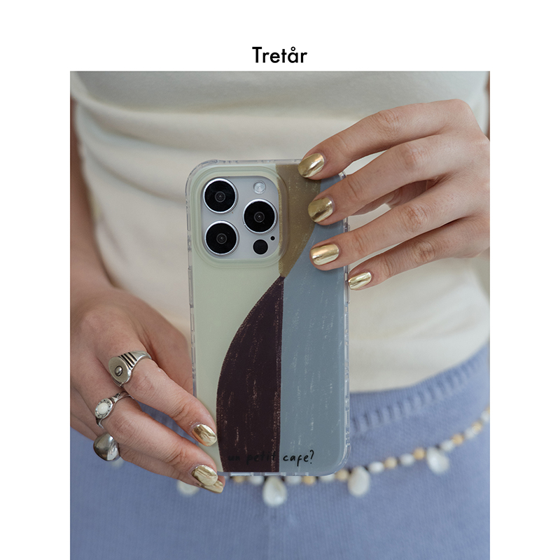 Tretar「无花果提香」双面覆膜 磨砂大孔 IMD手机壳 适用iPhone16Pro
