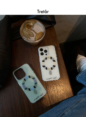 Tretar 「磁吸系列」双面覆膜 光面大孔 IMD手机壳 磁吸环Magsafe 适用iPhone17Pro