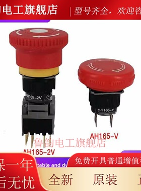蘑菇头急停按钮开关AH165-2V 2VR11 2VL VR02 V5R02 V5R01