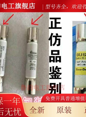 BUSSMANN SC-60 60A 480V 熔断器 SC系列电路保护保险管 工业用熔