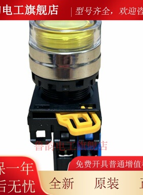 原装IDEC和泉绿色带灯按纽开关YW4L-MF2E10Q4G R Y A W S 24V多色