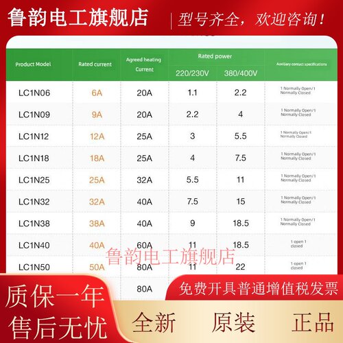 施耐德交流接触器220V LC1N0610 0910 1210 1810 2510 3210 380V