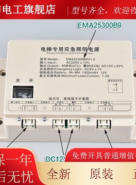 奥的斯sweet江南快速EMA25300F5/B9/M1/M2M3电梯专用应急照明电源