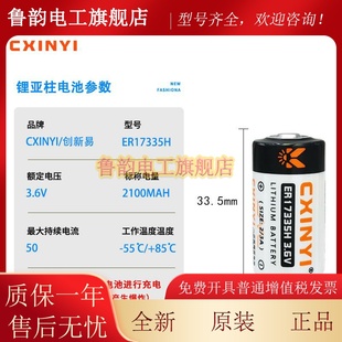 CXINYI ER17335H一氧化碳检测仪硫化氢报警器3.6V锂电池替LS17330