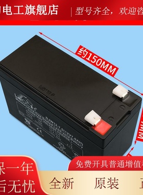 杭西奥电梯救援装置蓄电池12V5AH4AH7AH松闸电源CB1250/1270/1240