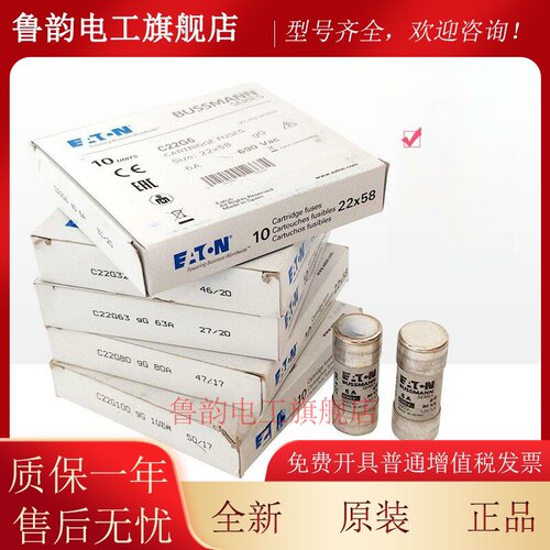 BUSSMANN熔断器C22G63 C22G80 C22G100 C22G125 C22G125S 保险丝